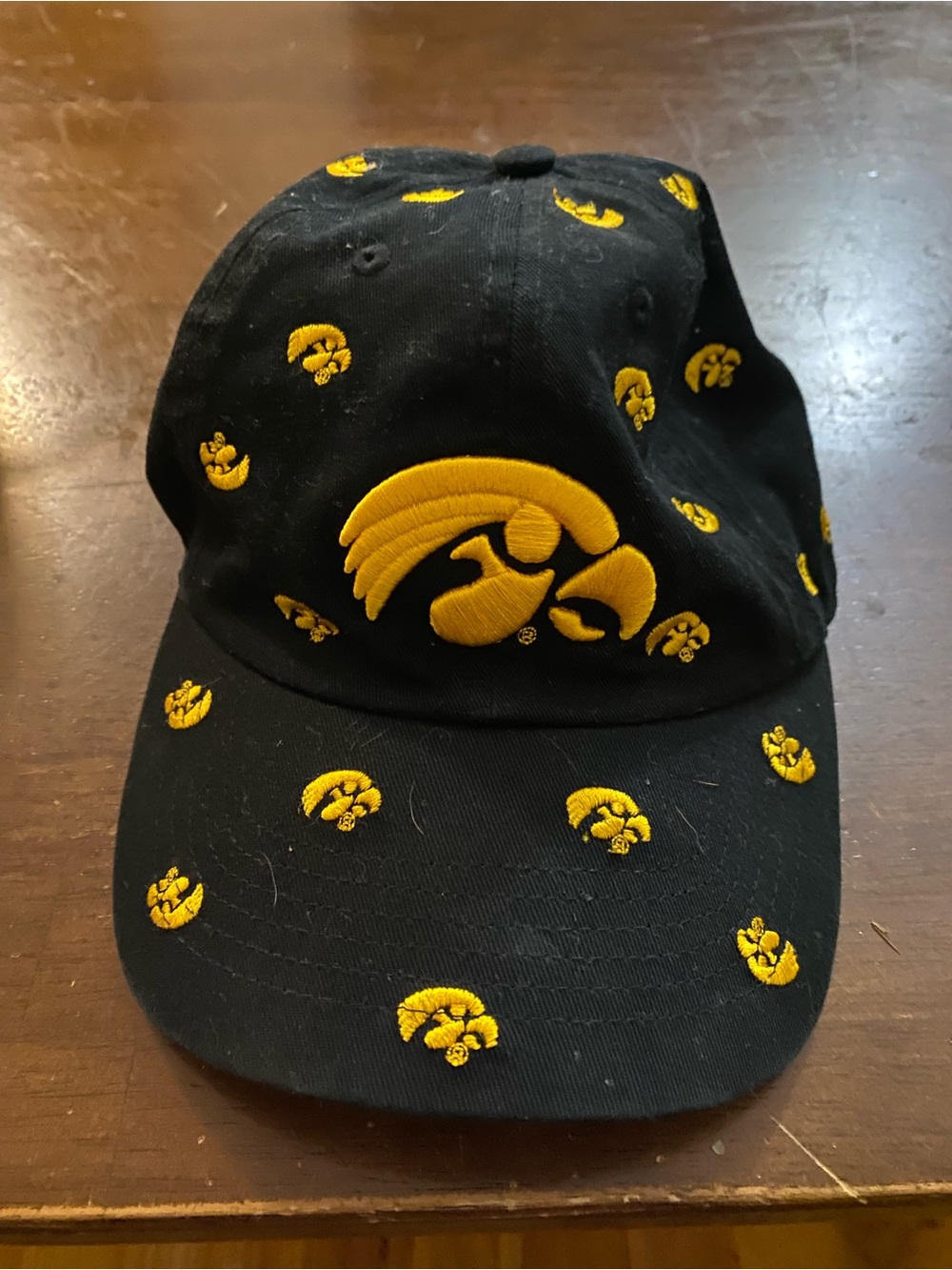 University of Iowa Womens Baseball Cap with Embroidered Logo